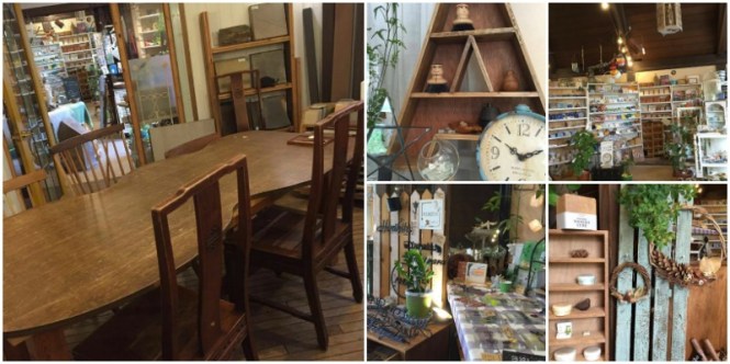 横浜リードあざみ野店の店内　打ち合わせスペースと物販スペース